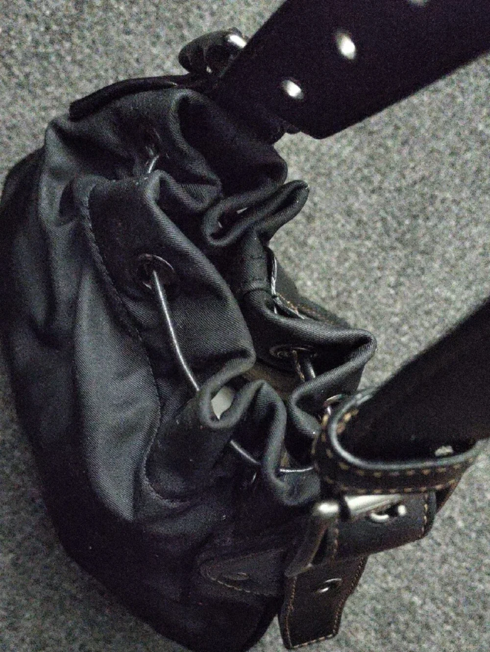Coach crossbody drawstring